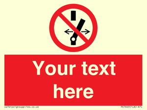 Custom prohibition Do not alter the state of the switch